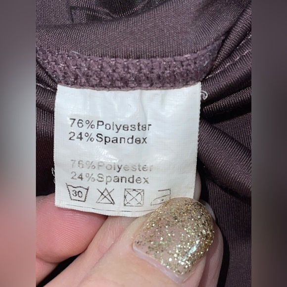 MAADE Maternity Purplish Grey Leggings Size: Large - Picture 5 of 5